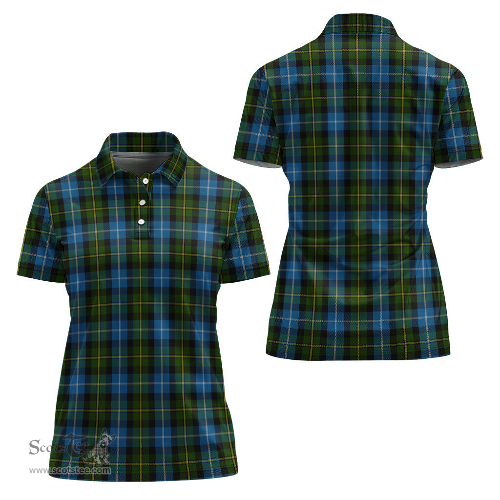 Scottish MacNeil of Barra Clan Tartan Polo Shirt For Women, Women's Scottish Polo Shirt Scottish Plaid Tartan Plaid - ScotsTee - scotstee.com