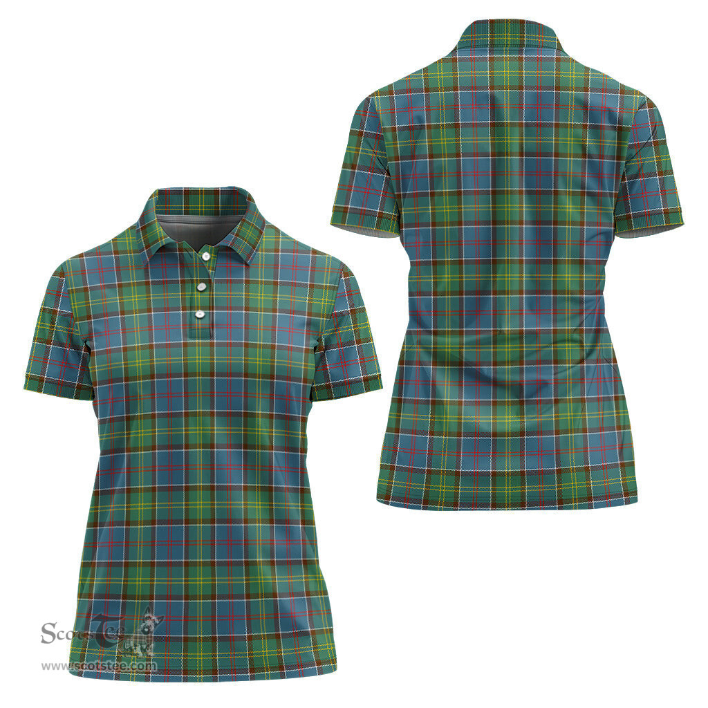 Scottish Whitelaw Clan Tartan Polo Shirt For Women, Women's Scottish Polo Shirt Scottish Plaid Tartan Plaid - ScotsTee - scotstee.com