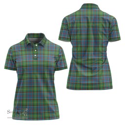 Scottish Whitelaw Clan Tartan Polo Shirt For Women, Women's Scottish Polo Shirt Scottish Plaid Tartan Plaid - ScotsTee - scotstee.com