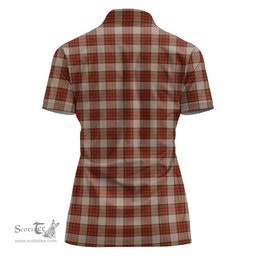 Scottish McBrayer Dress Clan Tartan Polo Shirt For Women, Women's Scottish Polo Shirt Scottish Plaid Tartan Plaid - ScotsTee - scotstee.com