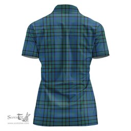 Scottish Matheson Hunting Ancient Clan Tartan Polo Shirt with Family Crest For Women, Women's Scottish Polo Shirt Scottish Plaid Tartan Plaid - ScotsTee - scotstee.com