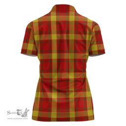 Scottish Maguire Modern Clan Tartan Polo Shirt For Women, Women's Scottish Polo Shirt Scottish Plaid Tartan Plaid - ScotsTee - scotstee.com