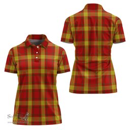 Scottish Maguire Modern Clan Tartan Polo Shirt For Women, Women's Scottish Polo Shirt Scottish Plaid Tartan Plaid - ScotsTee - scotstee.com