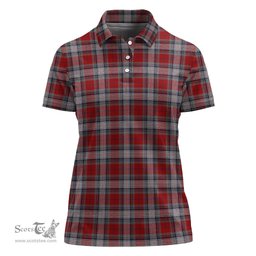 Scottish Warden Clan Tartan Polo Shirt For Women, Women's Scottish Polo Shirt Scottish Plaid Tartan Plaid - ScotsTee - scotstee.com