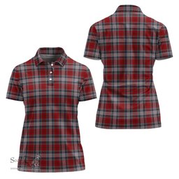 Scottish Warden Clan Tartan Polo Shirt For Women, Women's Scottish Polo Shirt Scottish Plaid Tartan Plaid - ScotsTee - scotstee.com