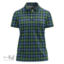 Scottish MacNeil of Barra Ancient Clan Tartan Polo Shirt For Women, Women's Scottish Polo Shirt Scottish Plaid Tartan Plaid - ScotsTee - scotstee.com