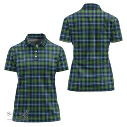 Scottish MacNeil of Barra Ancient Clan Tartan Polo Shirt For Women, Women's Scottish Polo Shirt Scottish Plaid Tartan Plaid - ScotsTee - scotstee.com