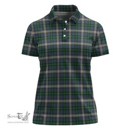 Scottish MacDowall Clan Tartan Polo Shirt For Women, Women's Scottish Polo Shirt Scottish Plaid Tartan Plaid - ScotsTee - scotstee.com