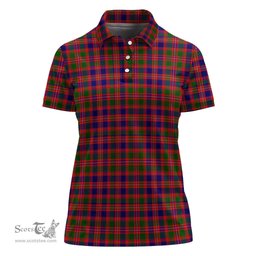 Scottish MacIntyre Modern Clan Tartan Polo Shirt For Women, Women's Scottish Polo Shirt Scottish Plaid Tartan Plaid - ScotsTee - scotstee.com