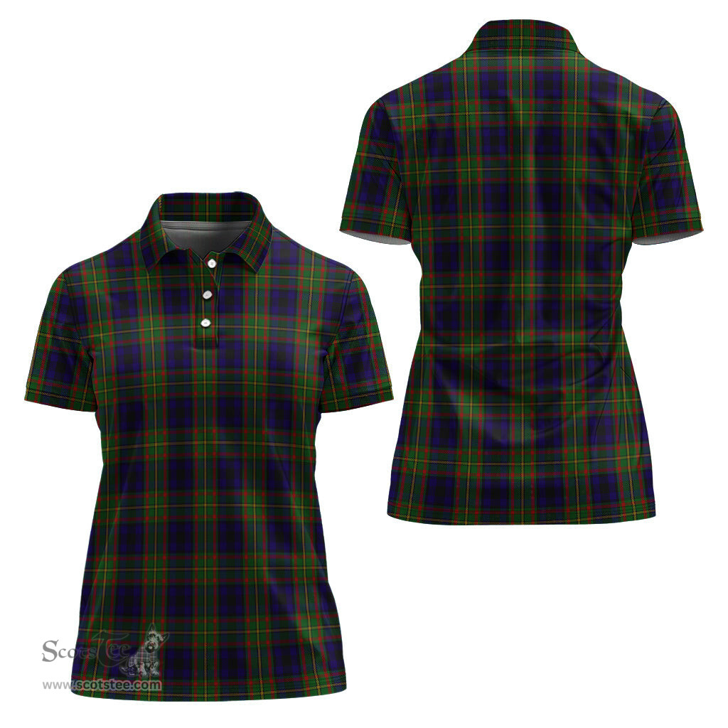 Scottish MacLeish Clan Tartan Polo Shirt For Women, Women's Scottish Polo Shirt Scottish Plaid Tartan Plaid - ScotsTee - scotstee.com