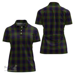Scottish MacLeish Clan Tartan Polo Shirt For Women, Women's Scottish Polo Shirt Scottish Plaid Tartan Plaid - ScotsTee - scotstee.com