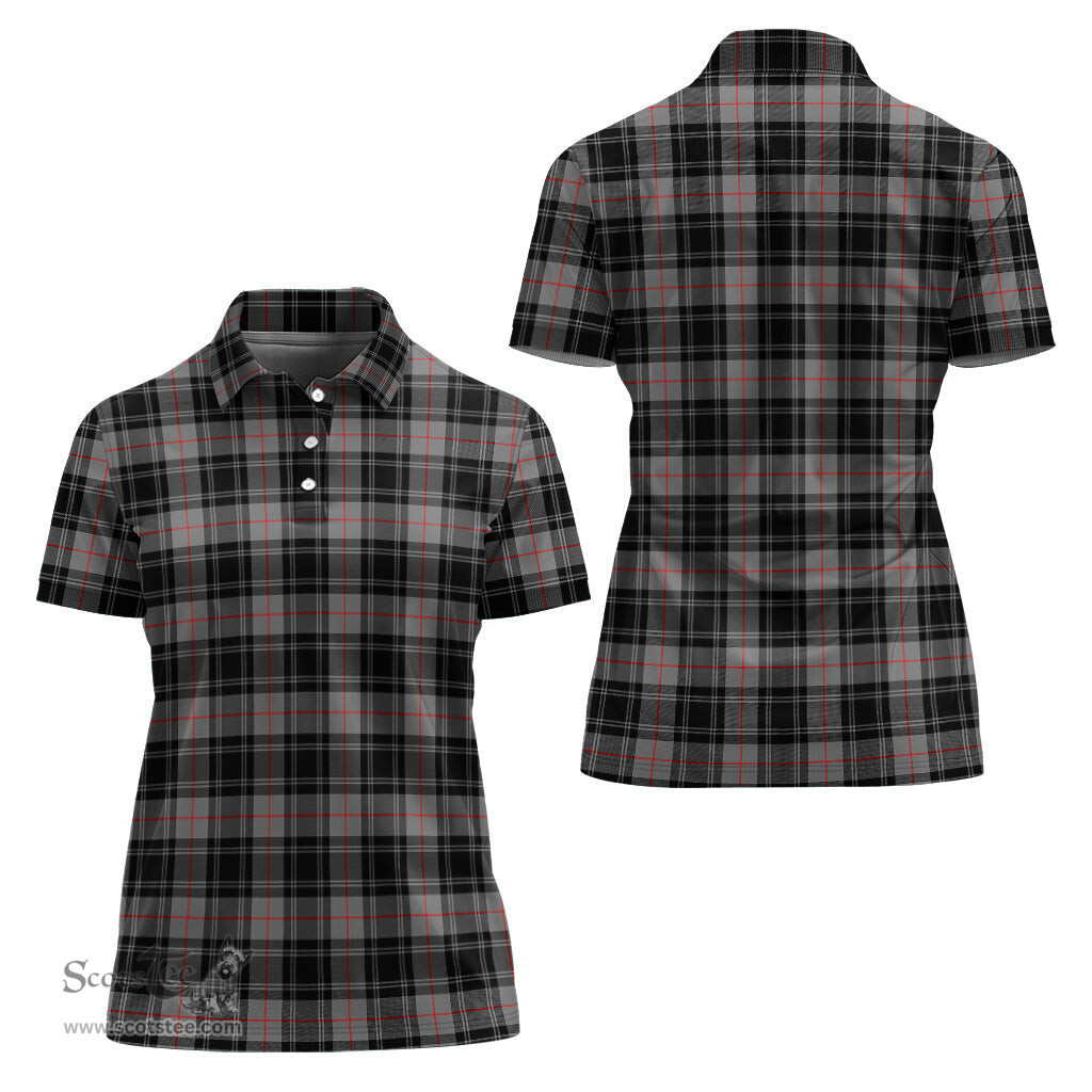 Scottish Moffat Modern Clan Tartan Polo Shirt For Women, Women's Scottish Polo Shirt Scottish Plaid Tartan Plaid - ScotsTee - scotstee.com