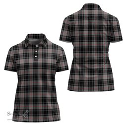 Scottish Moffat Modern Clan Tartan Polo Shirt For Women, Women's Scottish Polo Shirt Scottish Plaid Tartan Plaid - ScotsTee - scotstee.com