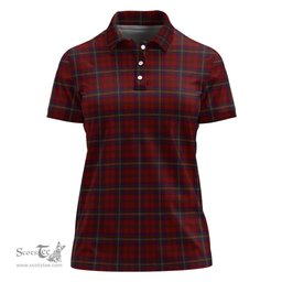 Scottish McClure Clan Tartan Polo Shirt For Women, Women's Scottish Polo Shirt Scottish Plaid Tartan Plaid - ScotsTee - scotstee.com