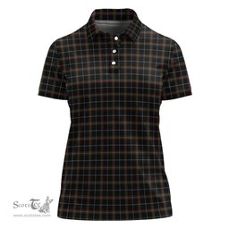 Scottish Stott Clan Tartan Polo Shirt For Women, Women's Scottish Polo Shirt Scottish Plaid Tartan Plaid - ScotsTee - scotstee.com