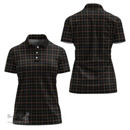 Scottish Stott Clan Tartan Polo Shirt For Women, Women's Scottish Polo Shirt Scottish Plaid Tartan Plaid - ScotsTee - scotstee.com