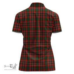 Scottish MacInnes Hastie Clan Tartan Polo Shirt For Women, Women's Scottish Polo Shirt Scottish Plaid Tartan Plaid - ScotsTee - scotstee.com