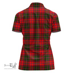 Scottish Stewart of Appin Modern Clan Tartan Polo Shirt with Family Crest For Women, Women's Scottish Polo Shirt Scottish Plaid Tartan Plaid - ScotsTee - scotstee.com