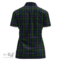 Scottish Murray of Atholl Clan Tartan Polo Shirt For Women, Women's Scottish Polo Shirt Scottish Plaid Tartan Plaid - ScotsTee - scotstee.com