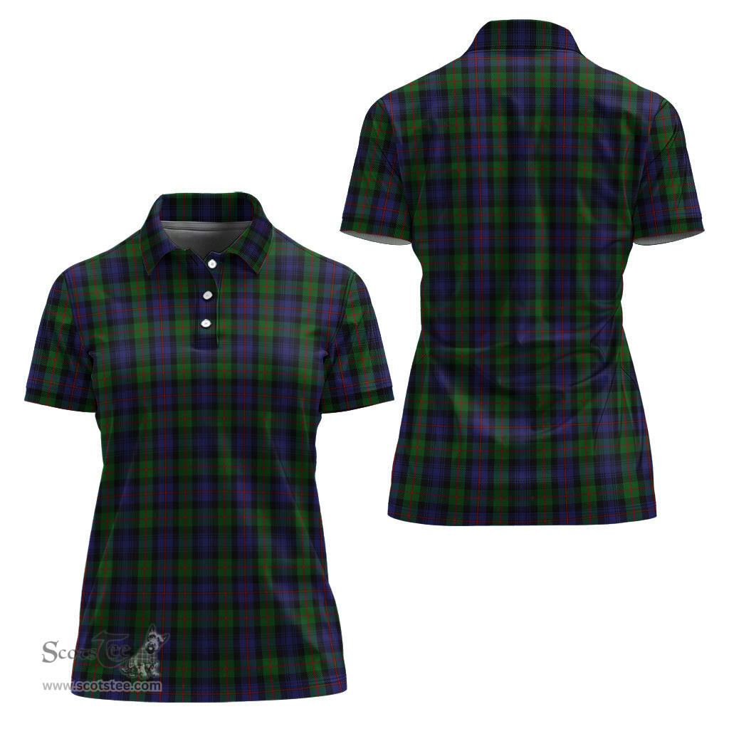 Scottish Murray of Atholl Clan Tartan Polo Shirt For Women, Women's Scottish Polo Shirt Scottish Plaid Tartan Plaid - ScotsTee - scotstee.com