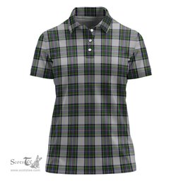 Scottish Pritchard Clan Tartan Polo Shirt For Women, Women's Scottish Polo Shirt Scottish Plaid Tartan Plaid - ScotsTee - scotstee.com