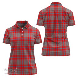 Scottish Moubray Clan Tartan Polo Shirt For Women, Women's Scottish Polo Shirt Scottish Plaid Tartan Plaid - ScotsTee - scotstee.com