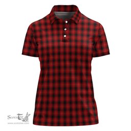 Scottish MacIver Clan Tartan Polo Shirt For Women, Women's Scottish Polo Shirt Scottish Plaid Tartan Plaid - ScotsTee - scotstee.com