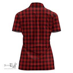 Scottish MacIver Clan Tartan Polo Shirt For Women, Women's Scottish Polo Shirt Scottish Plaid Tartan Plaid - ScotsTee - scotstee.com
