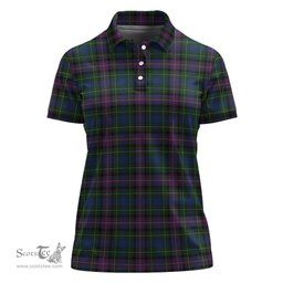 Scottish Rankin Clan Tartan Polo Shirt For Women, Women's Scottish Polo Shirt Scottish Plaid Tartan Plaid - ScotsTee - scotstee.com