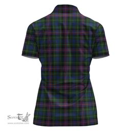 Scottish Rankin Clan Tartan Polo Shirt For Women, Women's Scottish Polo Shirt Scottish Plaid Tartan Plaid - ScotsTee - scotstee.com
