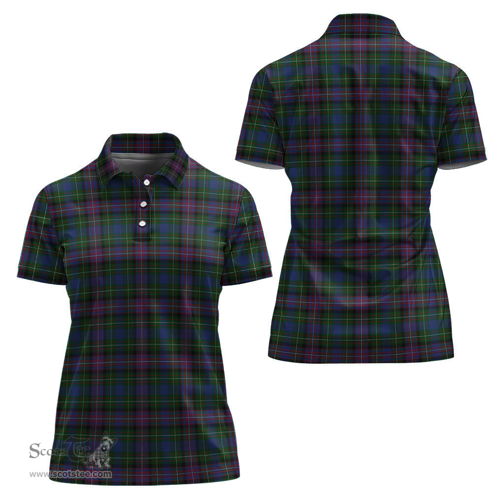 Scottish Rankin Clan Tartan Polo Shirt For Women, Women's Scottish Polo Shirt Scottish Plaid Tartan Plaid - ScotsTee - scotstee.com