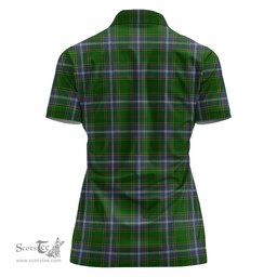 Scottish Pringle Clan Tartan Polo Shirt For Women, Women's Scottish Polo Shirt Scottish Plaid Tartan Plaid - ScotsTee - scotstee.com