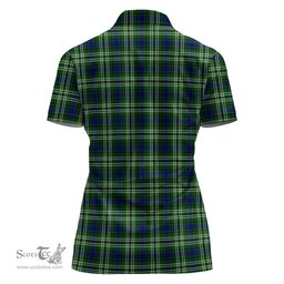 Scottish Purves Clan Tartan Polo Shirt For Women, Women's Scottish Polo Shirt Scottish Plaid Tartan Plaid - ScotsTee - scotstee.com
