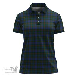 Scottish Nova Scotia District Clan Tartan Polo Shirt For Women, Women's Scottish Polo Shirt Scottish Plaid Tartan Plaid - ScotsTee - scotstee.com