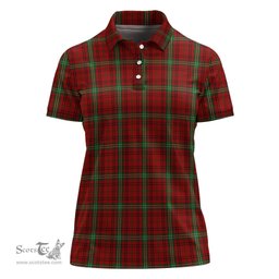 Scottish Morrison Clan Tartan Polo Shirt For Women, Women's Scottish Polo Shirt Scottish Plaid Tartan Plaid - ScotsTee - scotstee.com