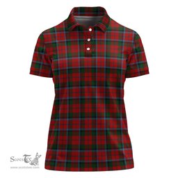 Scottish MacNaughton Clan Tartan Polo Shirt For Women, Women's Scottish Polo Shirt Scottish Plaid Tartan Plaid - ScotsTee - scotstee.com