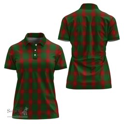 Scottish Middleton Clan Tartan Polo Shirt For Women, Women's Scottish Polo Shirt Scottish Plaid Tartan Plaid - ScotsTee - scotstee.com