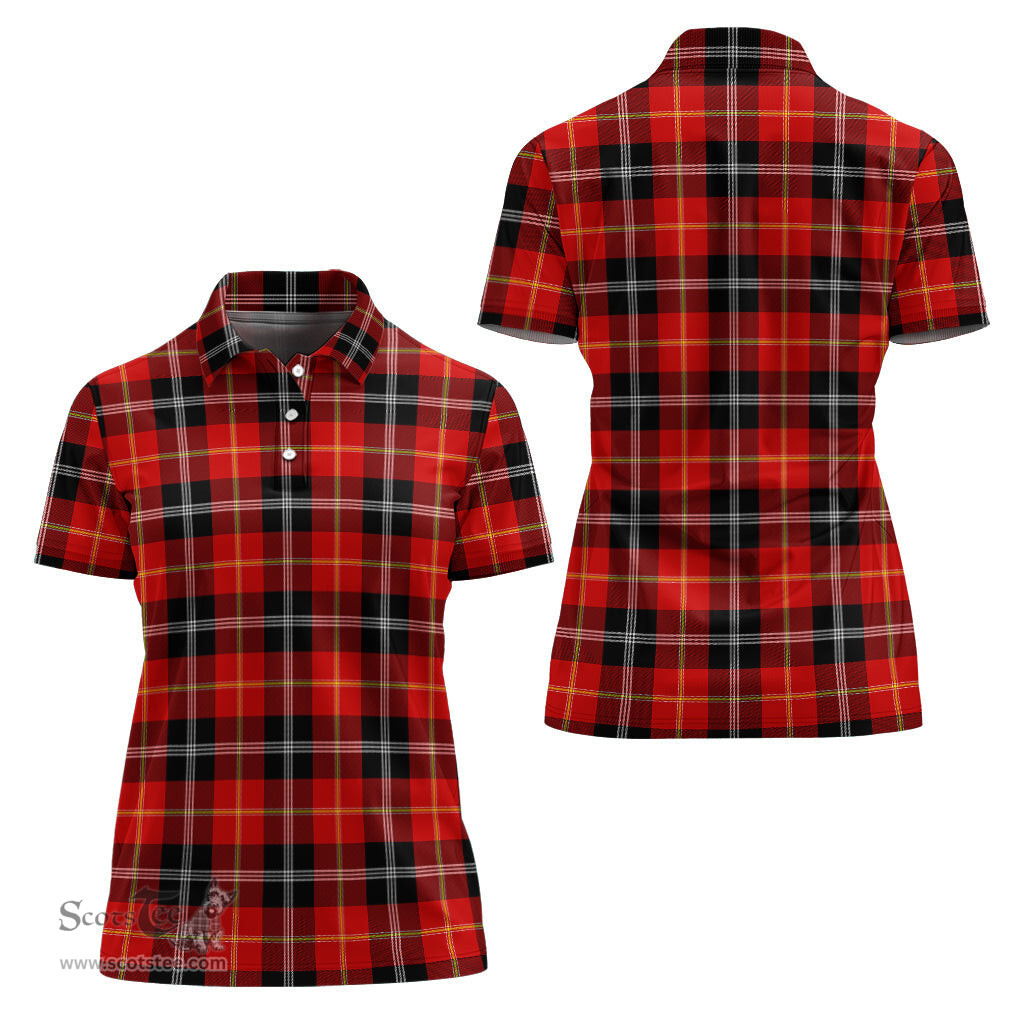 Scottish Majoribanks Clan Tartan Polo Shirt For Women, Women's Scottish Polo Shirt Scottish Plaid Tartan Plaid - ScotsTee - scotstee.com