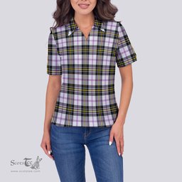 Scottish MacPherson Dress Modern Clan Tartan Polo Shirt For Women, Women's Scottish Polo Shirt Scottish Plaid Tartan Plaid - ScotsTee - scotstee.com