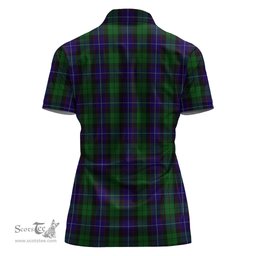 Scottish Mitchell Clan Tartan Polo Shirt For Women, Women's Scottish Polo Shirt Scottish Plaid Tartan Plaid - ScotsTee - scotstee.com