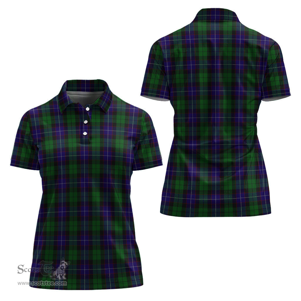 Scottish Mitchell Clan Tartan Polo Shirt For Women, Women's Scottish Polo Shirt Scottish Plaid Tartan Plaid - ScotsTee - scotstee.com