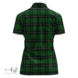 Scottish Raeside Clan Tartan Polo Shirt For Women, Women's Scottish Polo Shirt Scottish Plaid Tartan Plaid - ScotsTee - scotstee.com