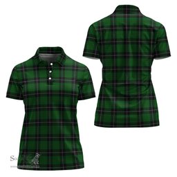 Scottish Raeside Clan Tartan Polo Shirt For Women, Women's Scottish Polo Shirt Scottish Plaid Tartan Plaid - ScotsTee - scotstee.com