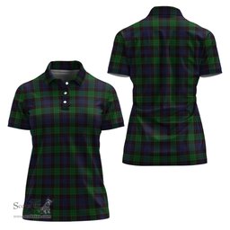 Scottish Stewart Old Clan Tartan Polo Shirt For Women, Women's Scottish Polo Shirt Scottish Plaid Tartan Plaid - ScotsTee - scotstee.com