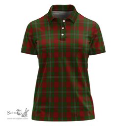 Scottish Strange Clan Tartan Polo Shirt For Women, Women's Scottish Polo Shirt Scottish Plaid Tartan Plaid - ScotsTee - scotstee.com
