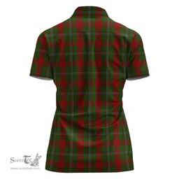 Scottish Strange Clan Tartan Polo Shirt For Women, Women's Scottish Polo Shirt Scottish Plaid Tartan Plaid - ScotsTee - scotstee.com