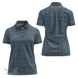 Scottish McKerrell of Hillhouse Dress Clan Tartan Polo Shirt For Women, Women's Scottish Polo Shirt Scottish Plaid Tartan Plaid - ScotsTee - scotstee.com