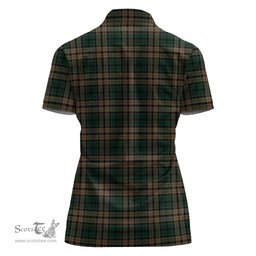 Scottish Sackett Clan Tartan Polo Shirt For Women, Women's Scottish Polo Shirt Scottish Plaid Tartan Plaid - ScotsTee - scotstee.com