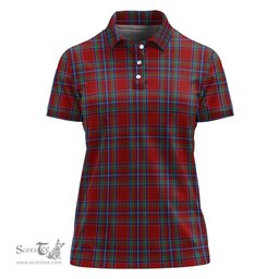 Scottish Spens Clan Tartan Polo Shirt For Women, Women's Scottish Polo Shirt Scottish Plaid Tartan Plaid - ScotsTee - scotstee.com