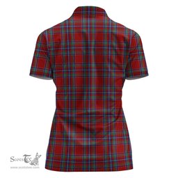 Scottish Spens Clan Tartan Polo Shirt For Women, Women's Scottish Polo Shirt Scottish Plaid Tartan Plaid - ScotsTee - scotstee.com